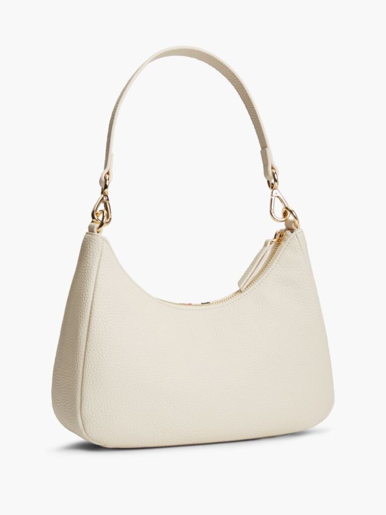 Beige Essential Corporate Global Stripe Shoulder Bag  Women