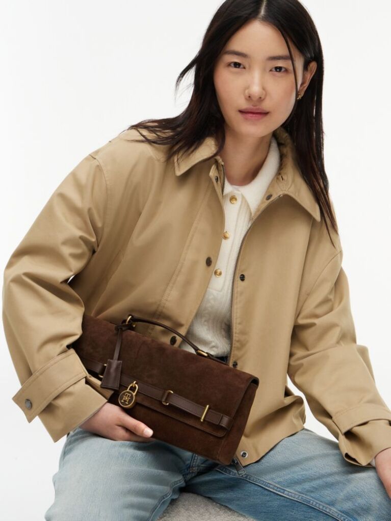 Καφέ The American Icon Σουέτ Τσάντα Clutch  Γυναίκες