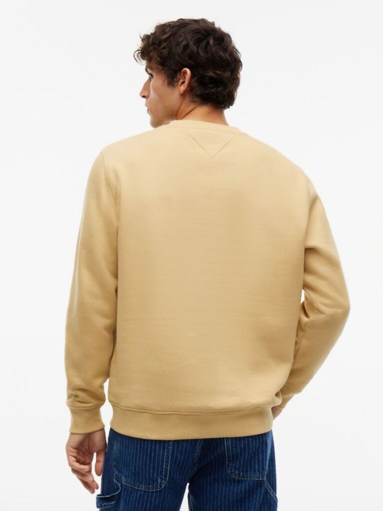 Beige Logo Crew Neck Sweatshirt  Men