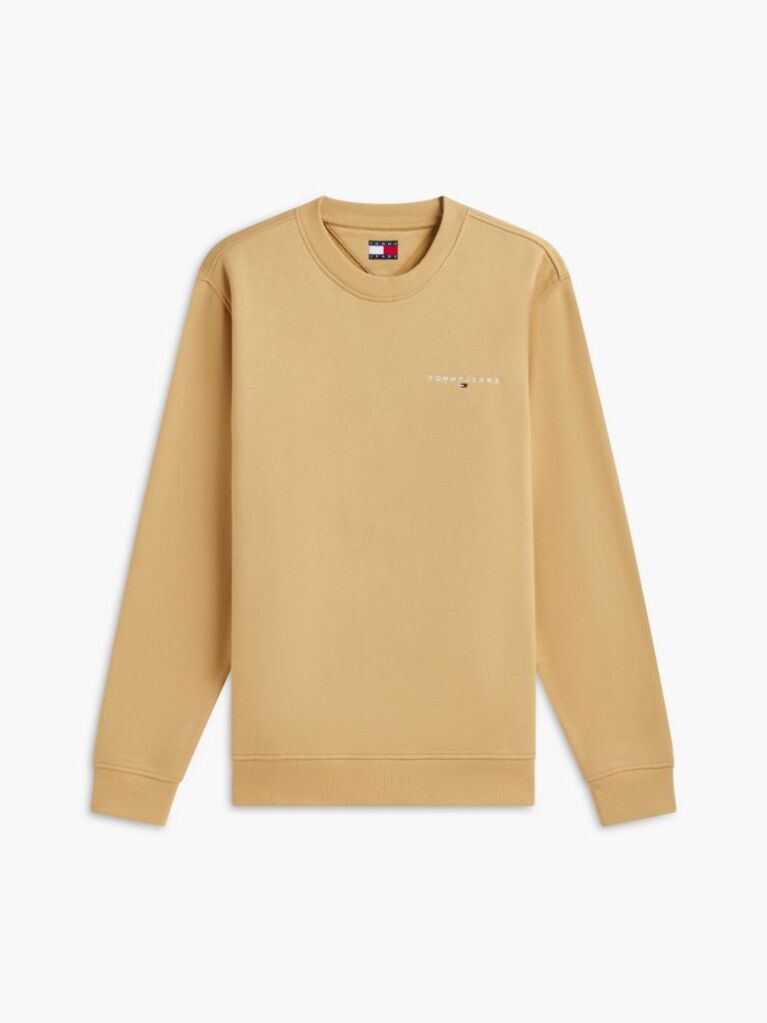 Beige Logo Crew Neck Sweatshirt  Men