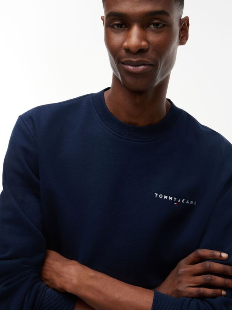 Blue Logo Crew Neck Sweatshirt  Men