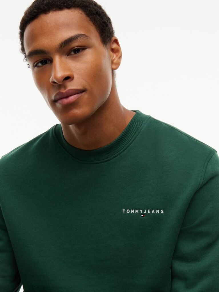 Green Logo Crew Neck Sweatshirt  Men