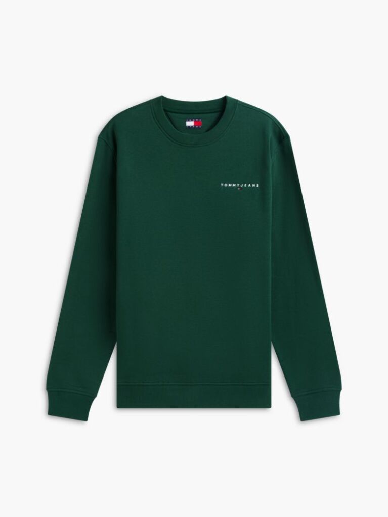 Green Logo Crew Neck Sweatshirt  Men