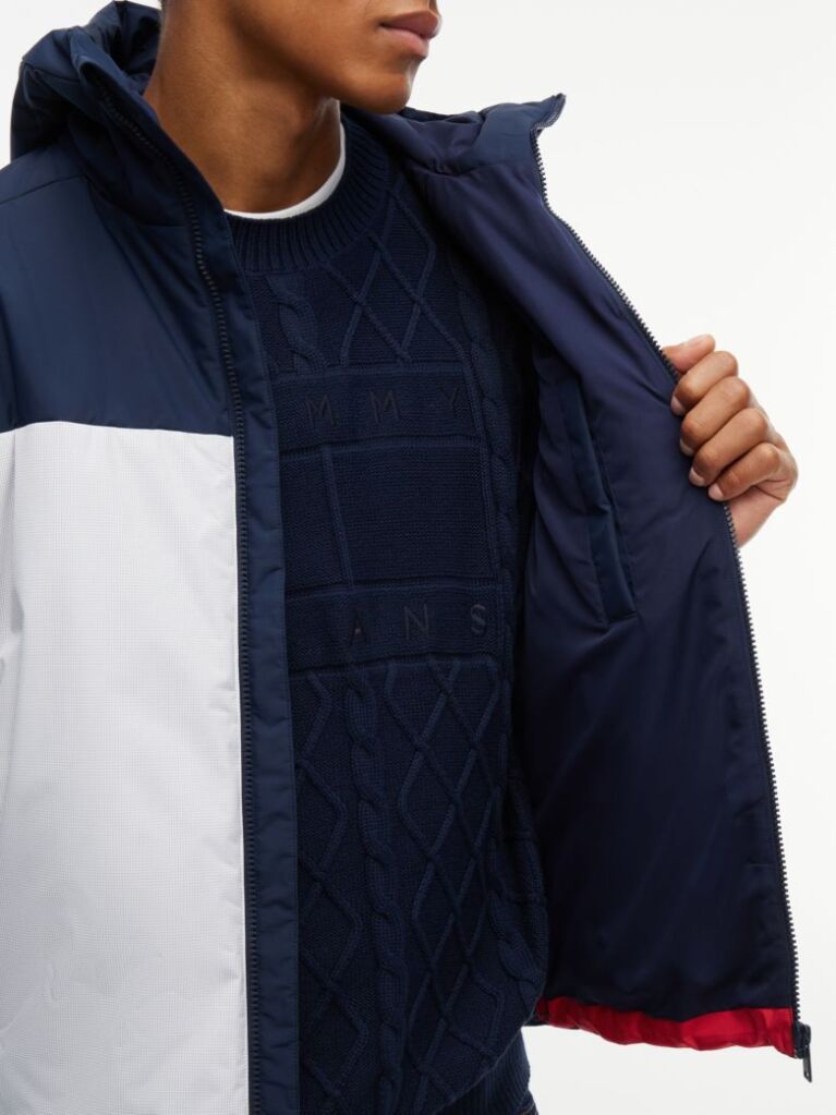 Multi Water Repellent Ripstop Hooded Padded Jacket  Men