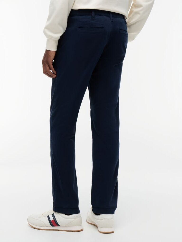 Blue Scanton Slim Peached Twill Chinos  Men
