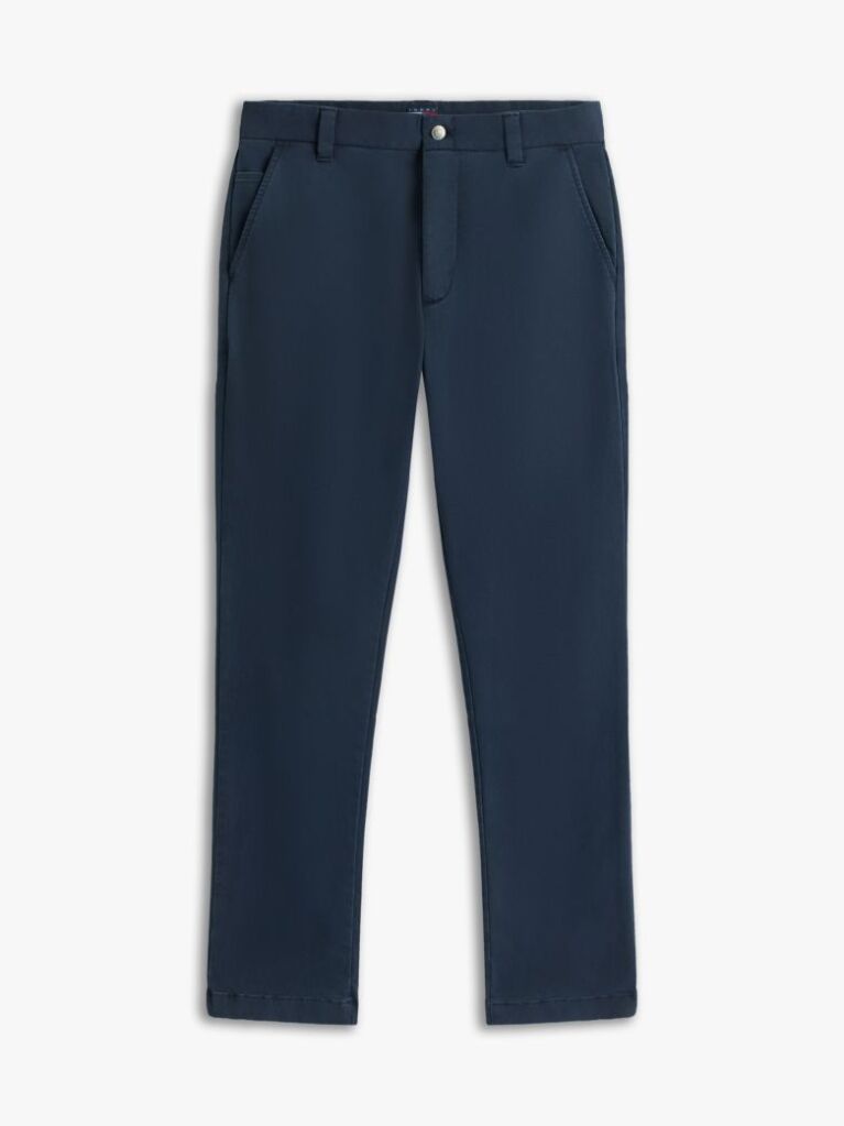 Blue Scanton Slim Peached Twill Chinos  Men