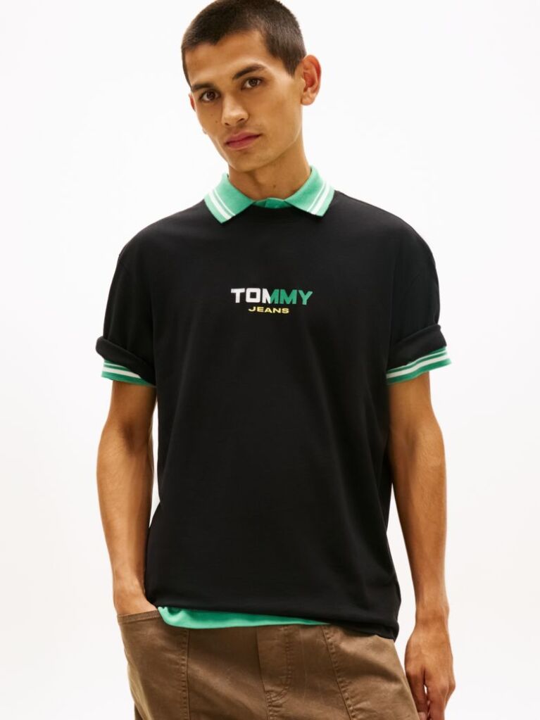 Black Back Logo Relaxed T-Shirt  Men