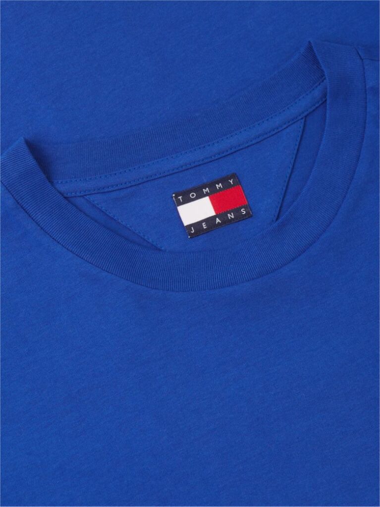 Blue Signature Logo Slim Jersey T-Shirt  Men