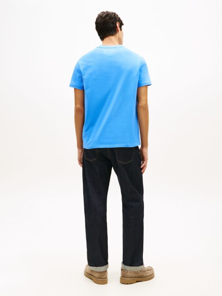 Blue Signature Logo Jersey T-Shirt  Men