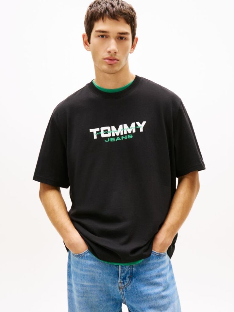 Black Tonal Logo Short-Sleeve T-Shirt  Men