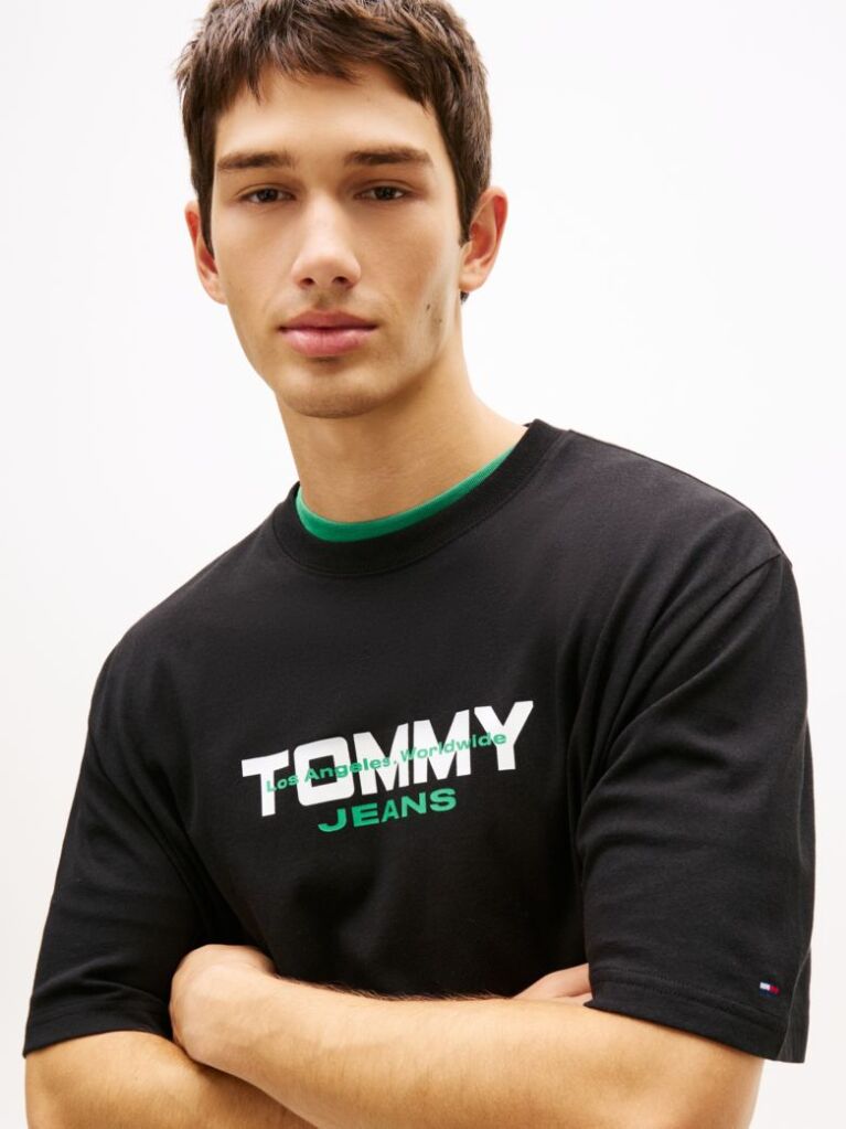 Black Tonal Logo Short-Sleeve T-Shirt  Men