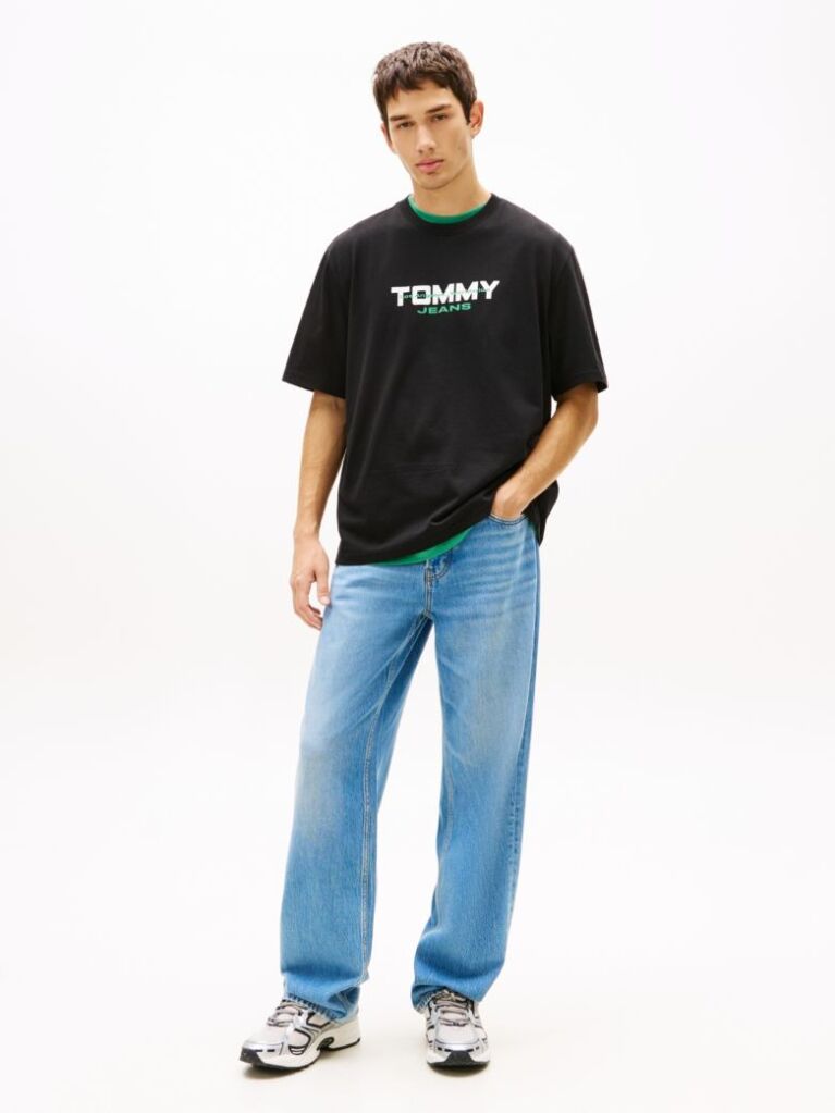 Black Tonal Logo Short-Sleeve T-Shirt  Men