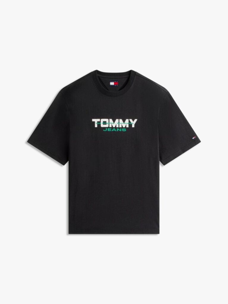Black Tonal Logo Short-Sleeve T-Shirt  Men