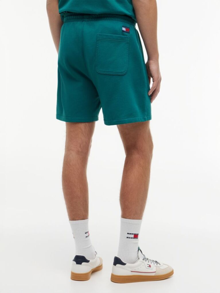 Blue Classic Tonal Logo Embroidery Sweat Bermuda Shorts  Men