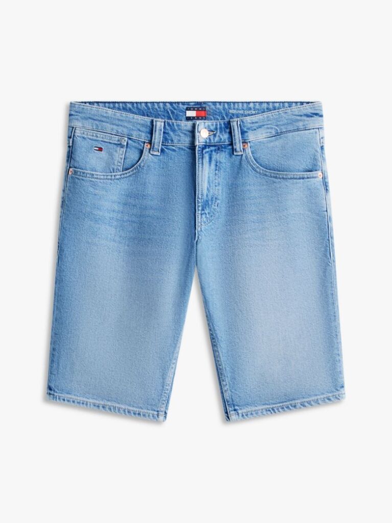 Denim Ronnie Whiskered Slim Denim Bermuda Shorts  Men