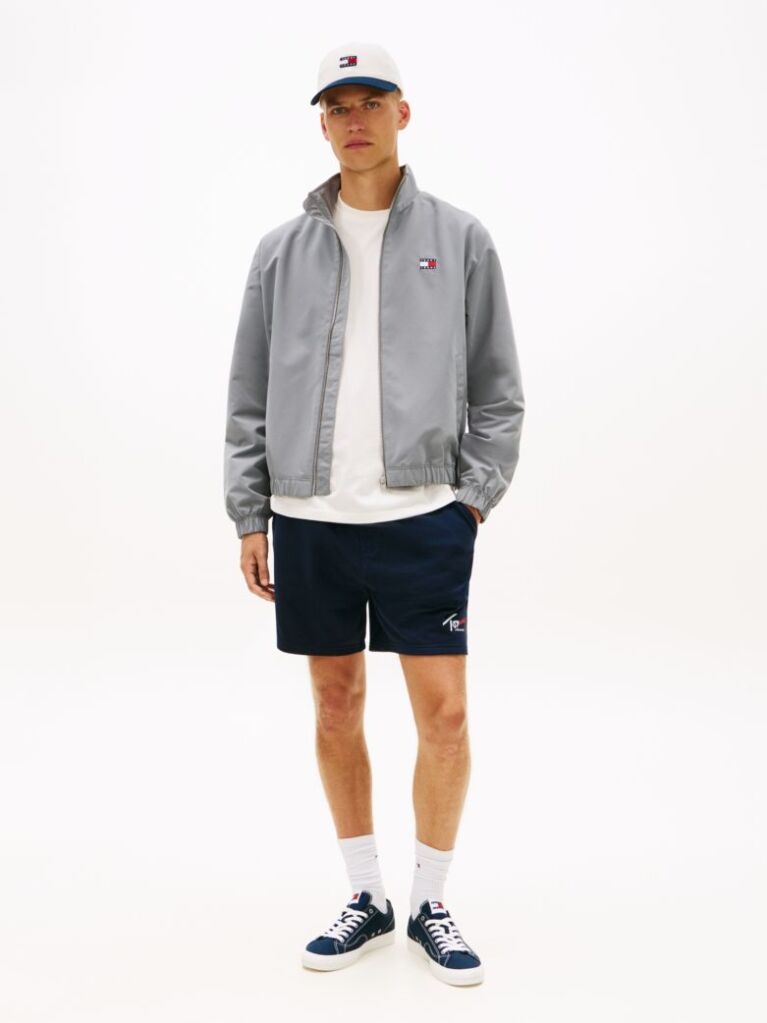 Blue Signature Logo Sweat Bermuda Shorts  Men