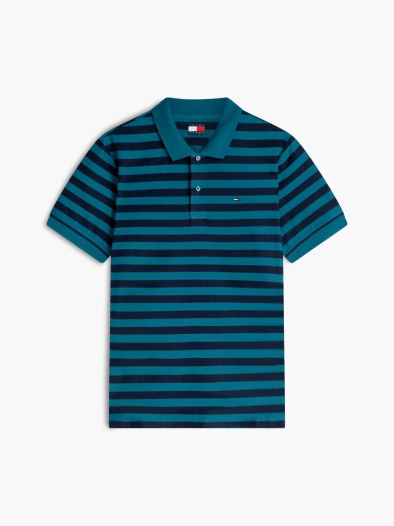 Multi Regular Fit Stripe Jersey Polo Shirt  Men