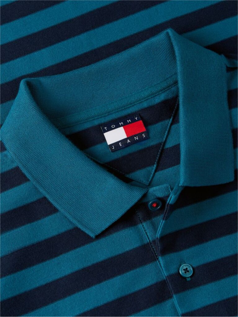 Multi Regular Fit Stripe Jersey Polo Shirt  Men