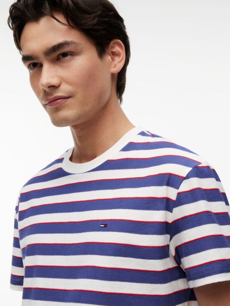 Multi T-Shirt Με Ρίγες Και Σημαία  Άνδρες