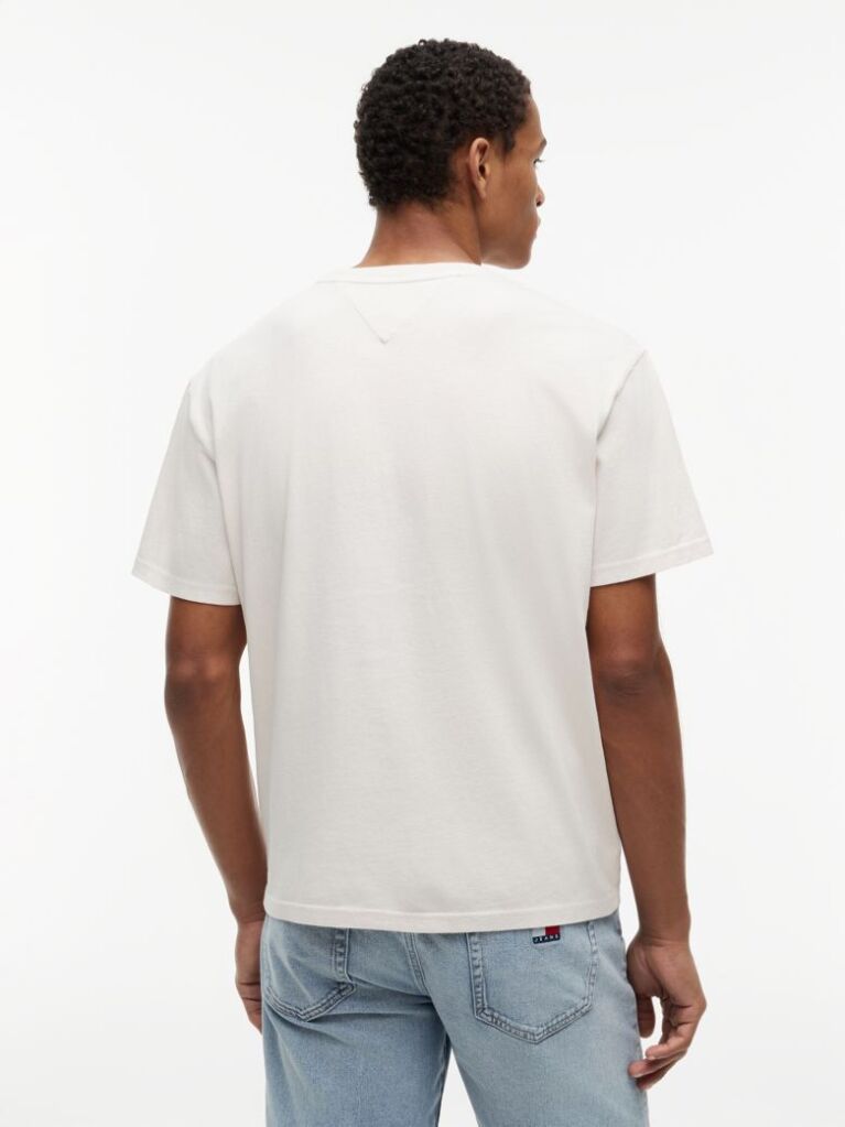 White Repeat Logo T-Shirt  Men