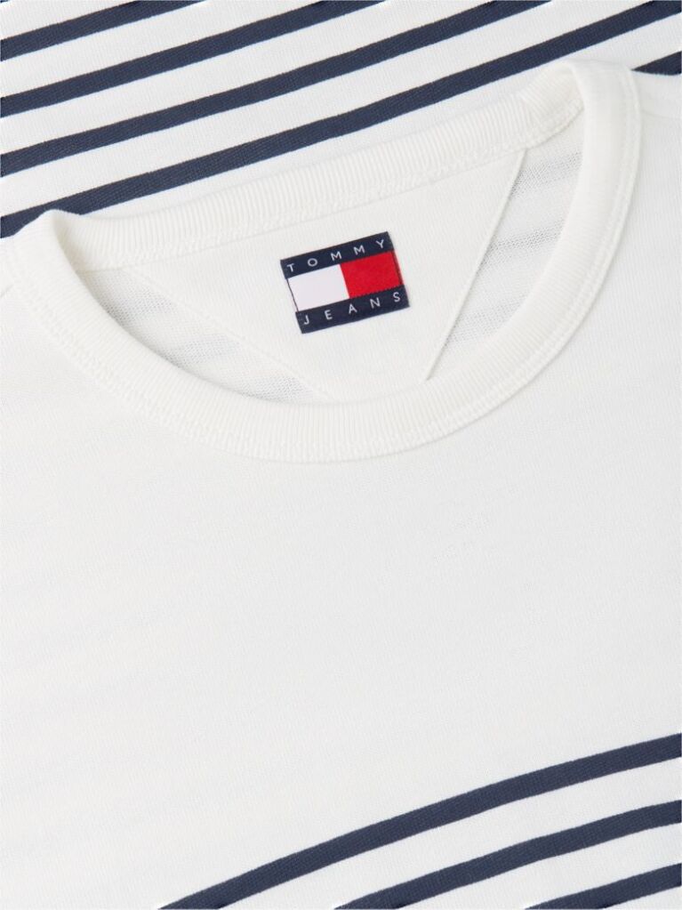 Multi Logo Stripe Jersey Long Sleeve T-Shirt  Men