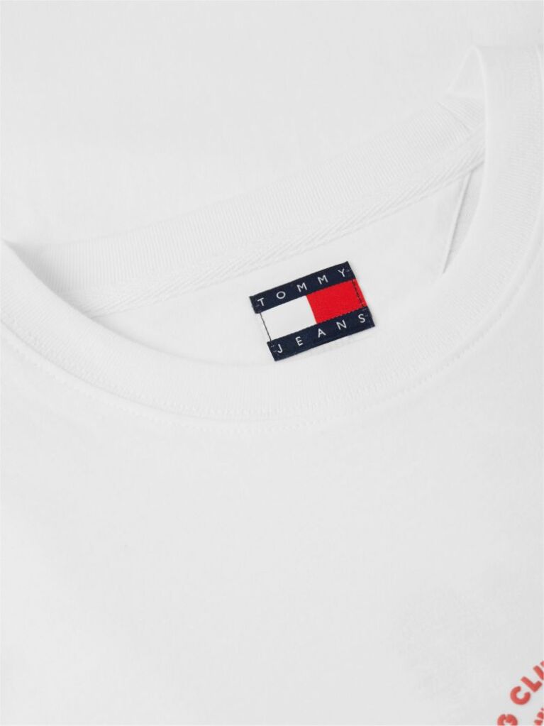 White Back Logo Relaxed Jersey T-Shirt  Men