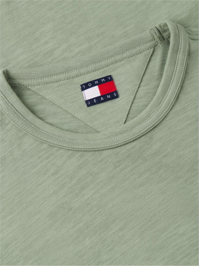 Green Back Graphic Textured Relaxed T-Shirt  Men