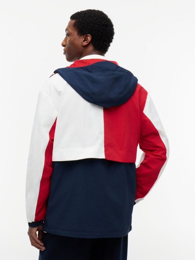 Blue Logo Regatta Relaxed Ripstop Windbreaker  Men