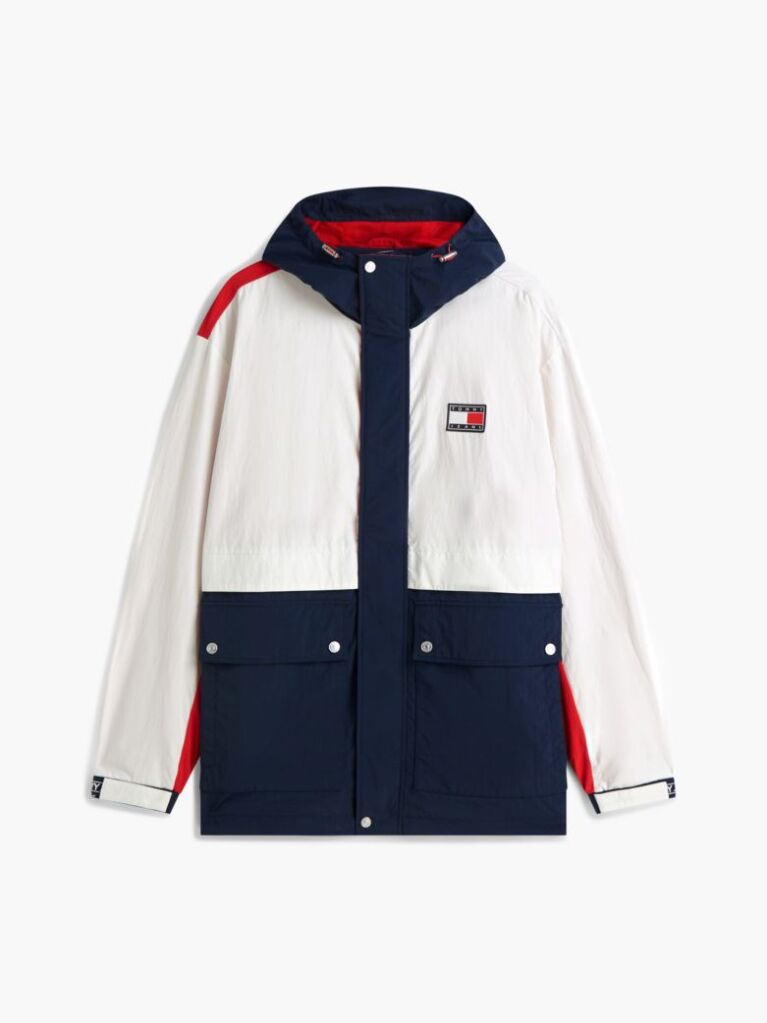 Blue Logo Regatta Relaxed Ripstop Windbreaker  Men