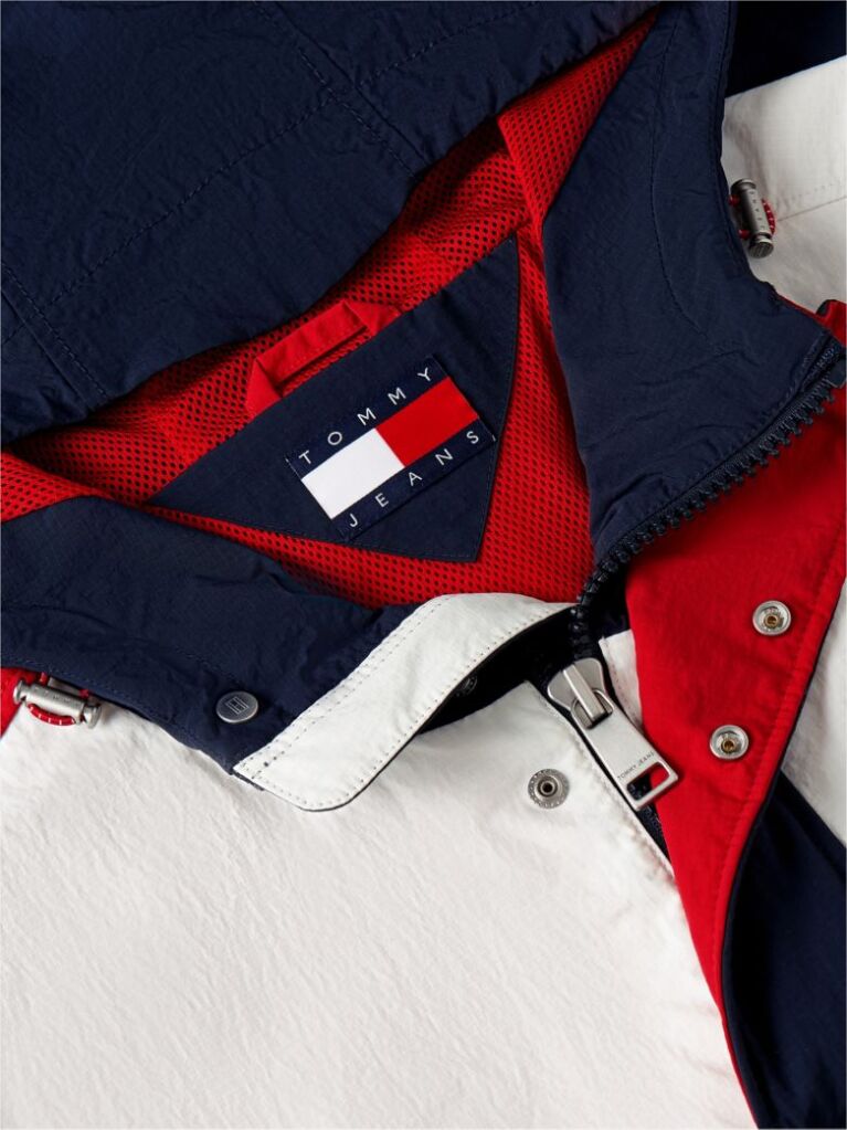 Blue Logo Regatta Relaxed Ripstop Windbreaker  Men