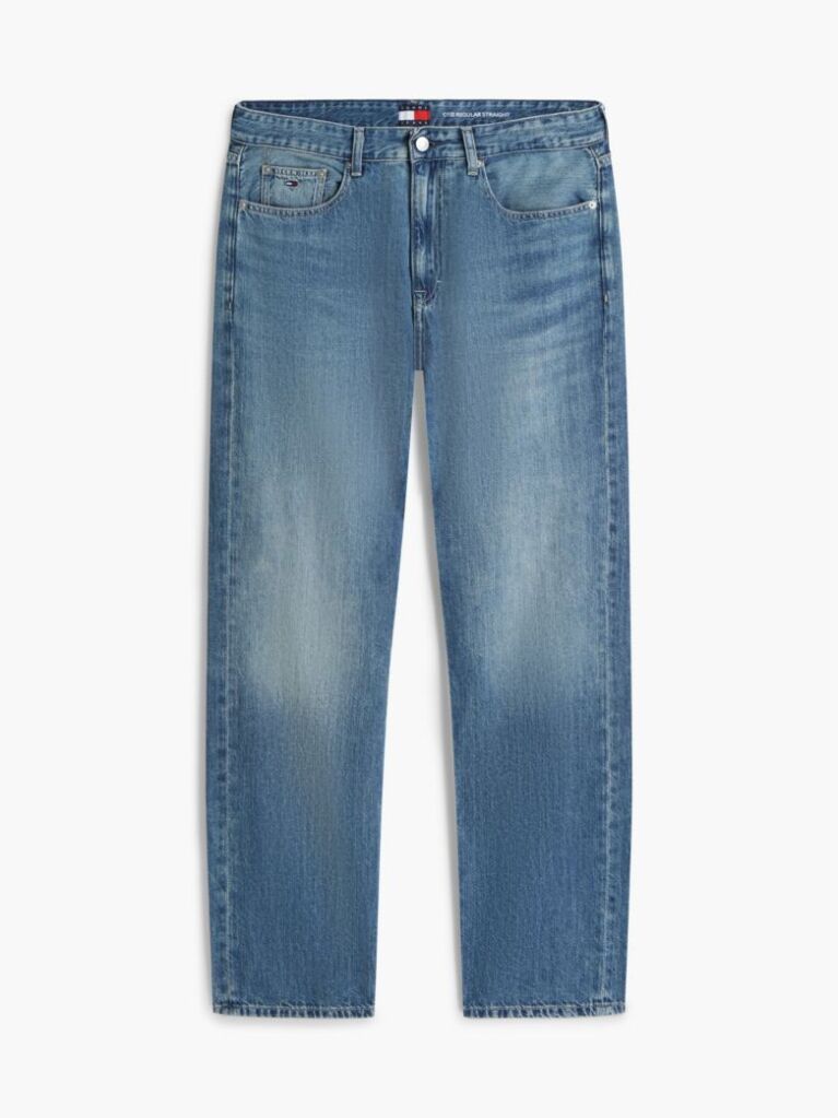 Denim Otis Regular Straight Jeans With Linen  Men