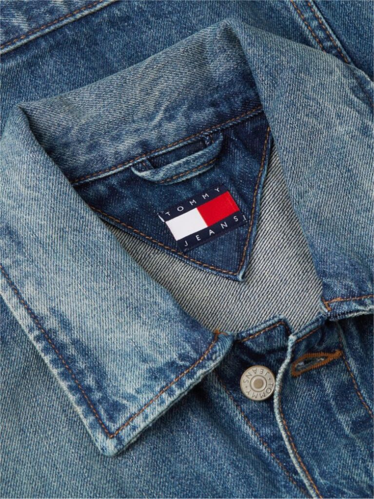 Denim Ryan Distressed Denim Trucker Jacket  Men