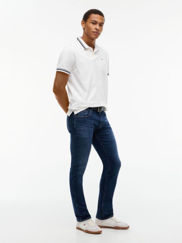 Denim Scanton Slim Faded Whiskered Jeans  Men