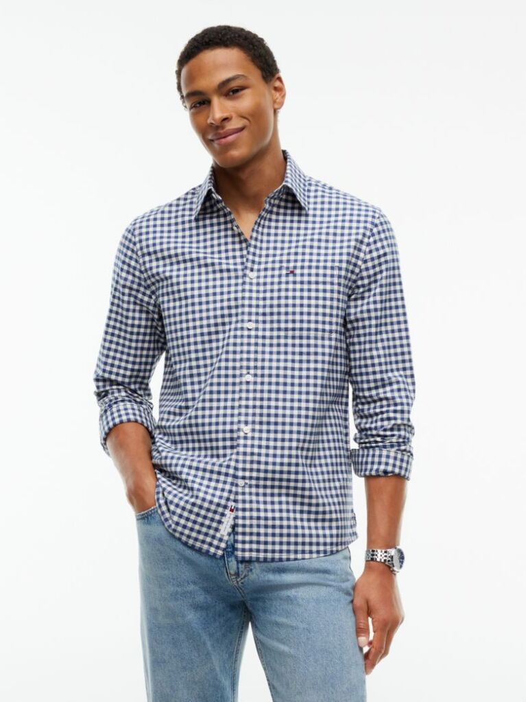Multi Regular Fit Check Oxford Shirt  Men