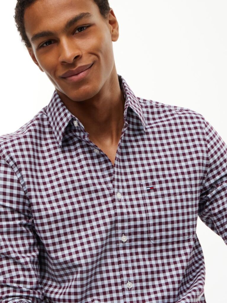 Multi Regular Fit Check Oxford Shirt  Men