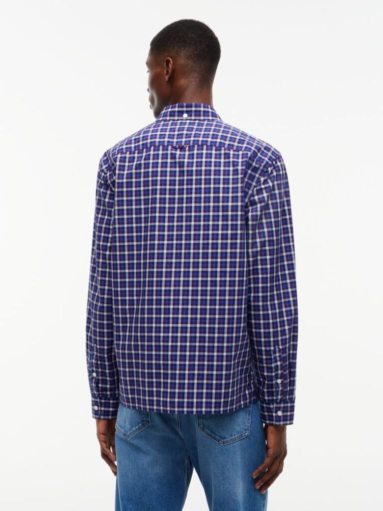 Multi Regular Fit Pattern Poplin Shirt  Men