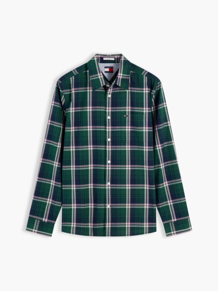Multi Regular Fit Pattern Poplin Shirt  Men