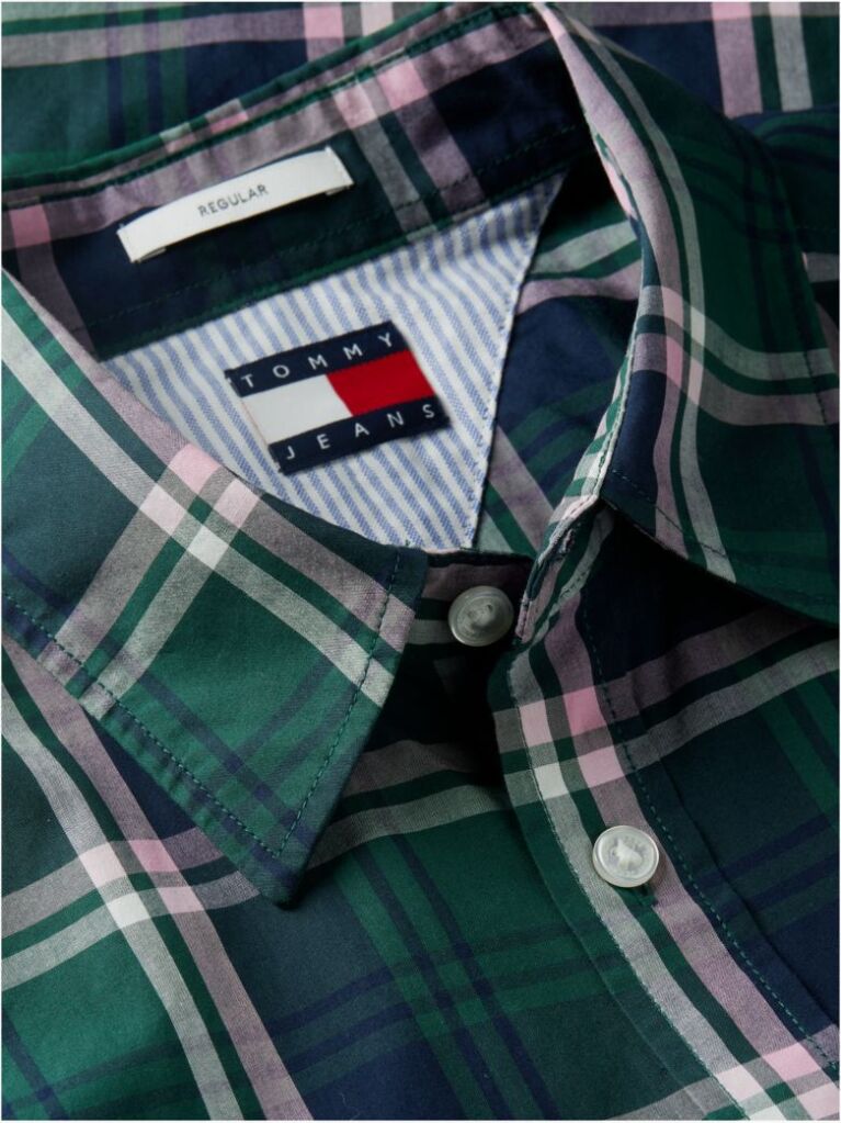 Multi Regular Fit Pattern Poplin Shirt  Men