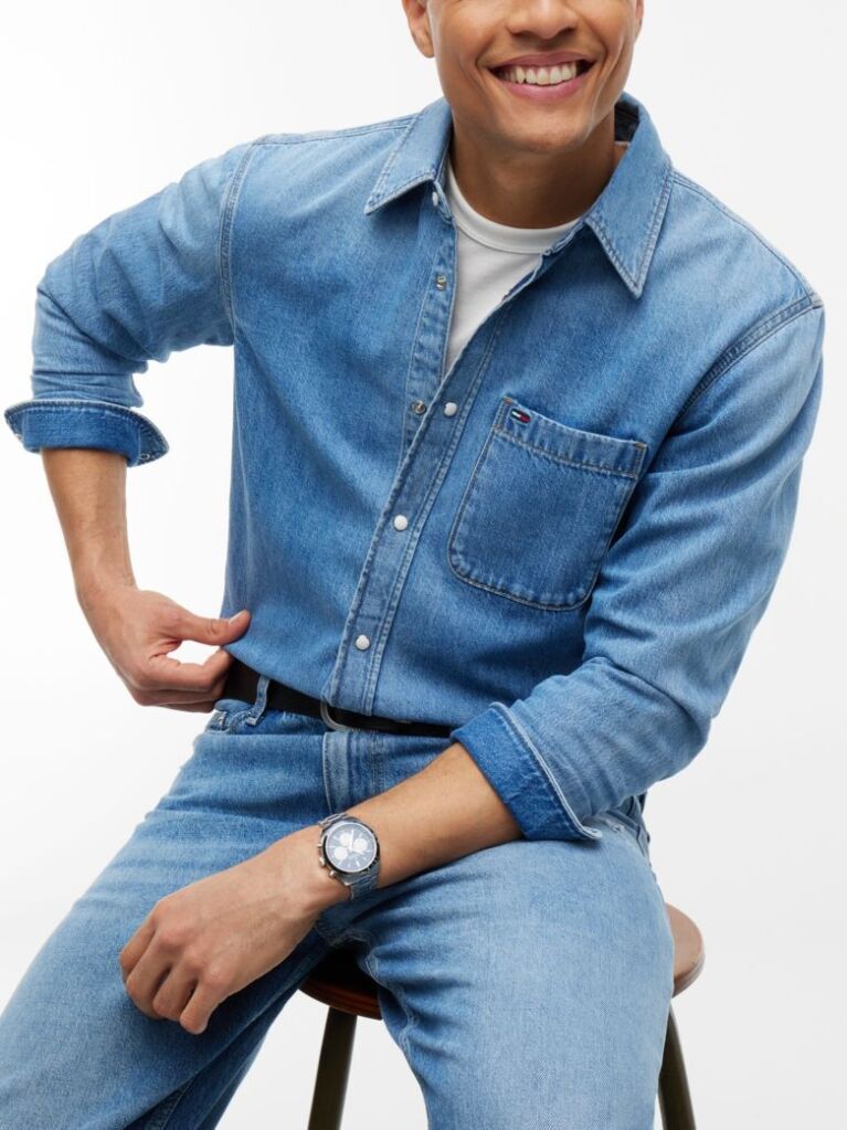 Denim Denim Πουκάμισο Σε Κανονική Γραμμή  Άνδρες