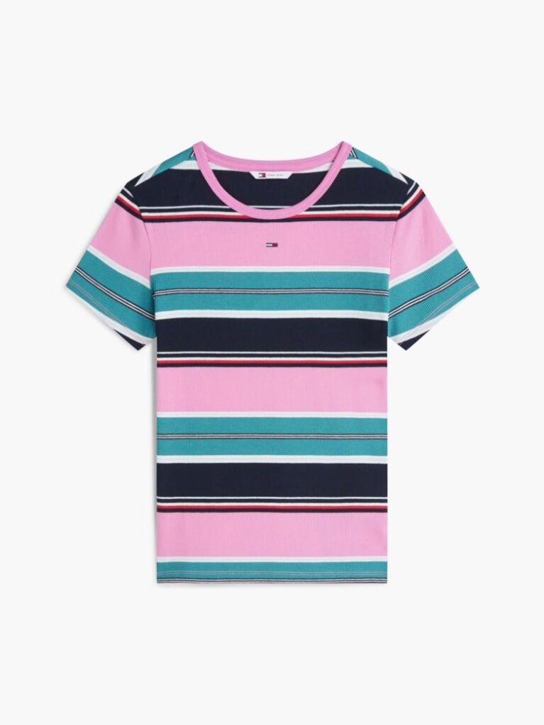 Multi Essential Slim Rib-Knit T-Shirt  Women