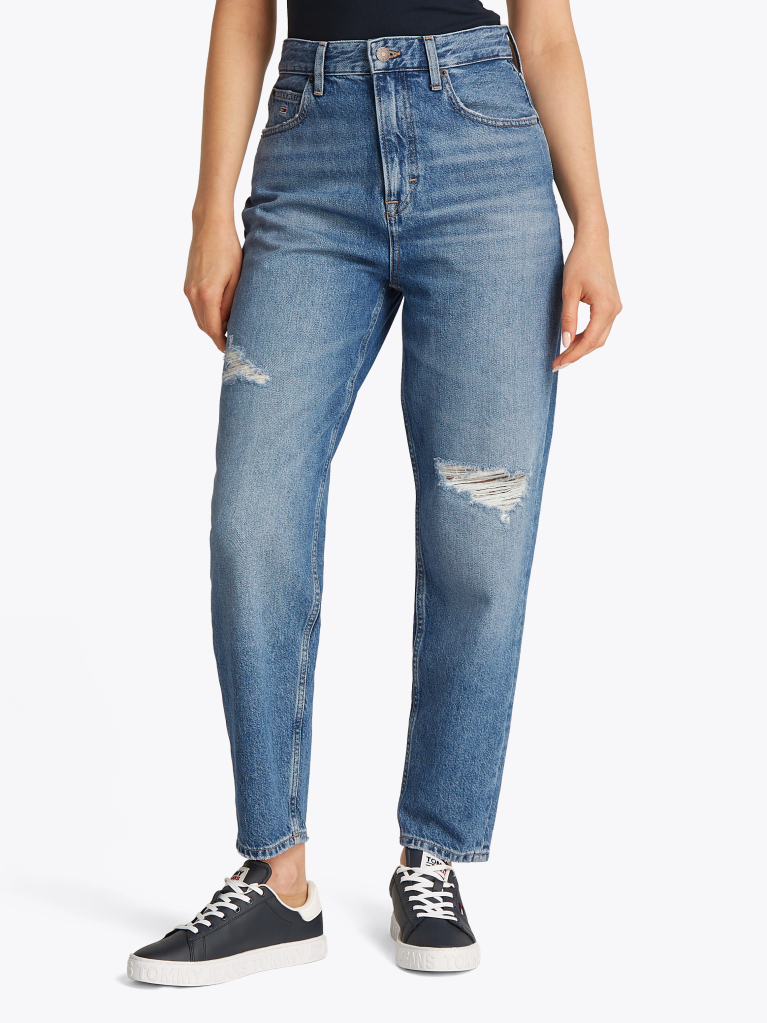 Denim Tapered Mom Jeans  Women