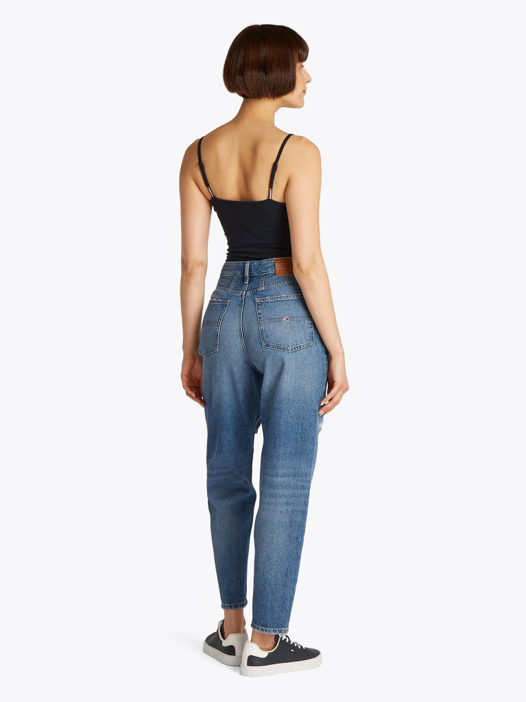Denim Tapered Mom Jeans  Women