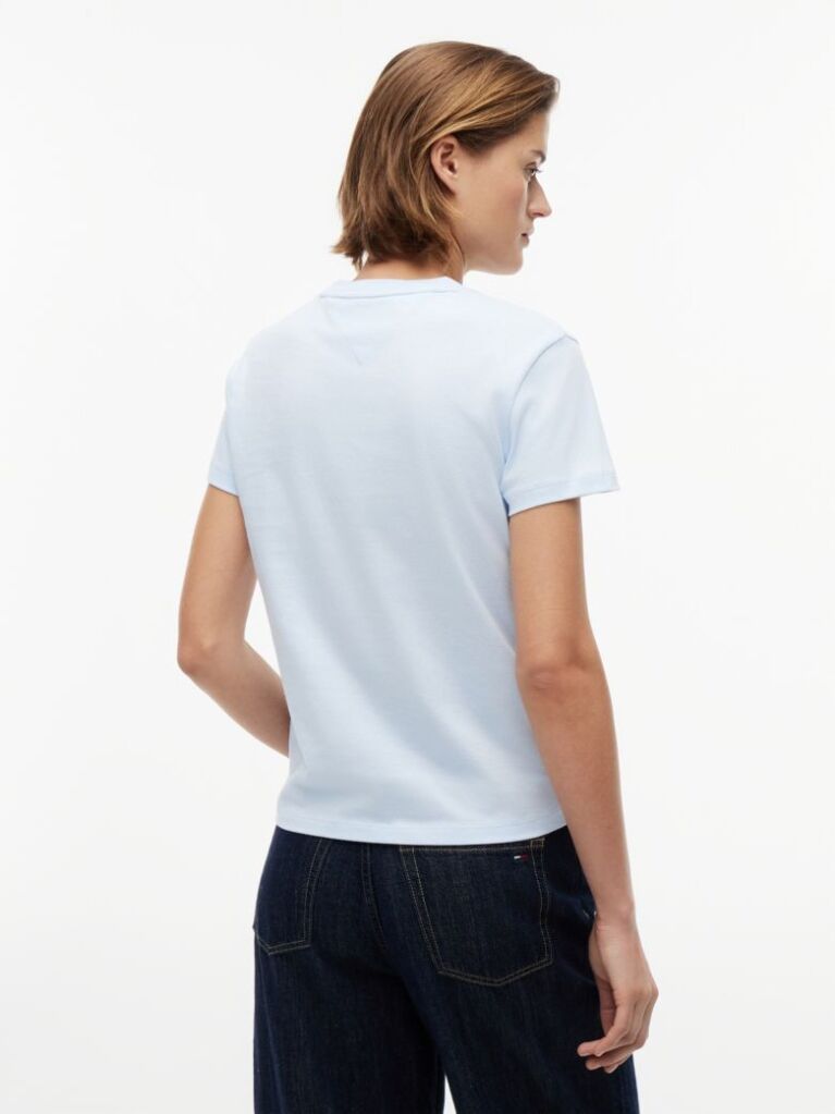 Blue Tonal Tommy Flag T-Shirt  Women