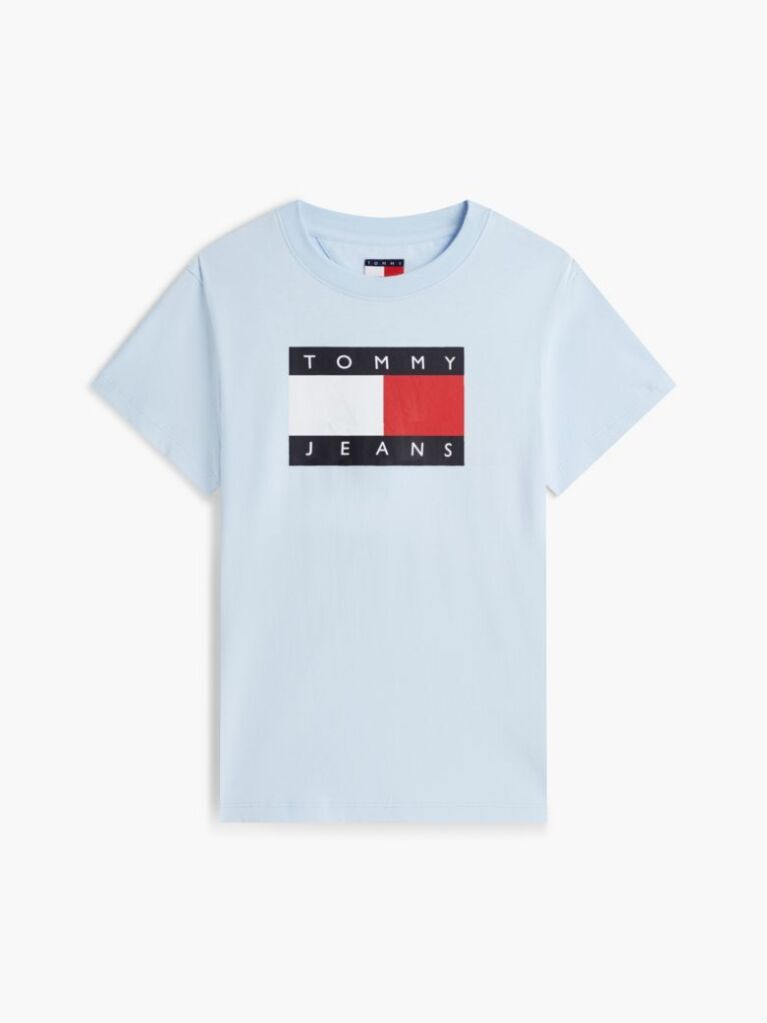 Blue Tonal Tommy Flag T-Shirt  Women