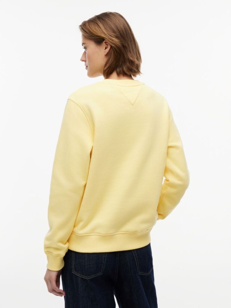 Κίτρινο Tonal Φούτερ Με Tommy Σημαία  Γυναίκες