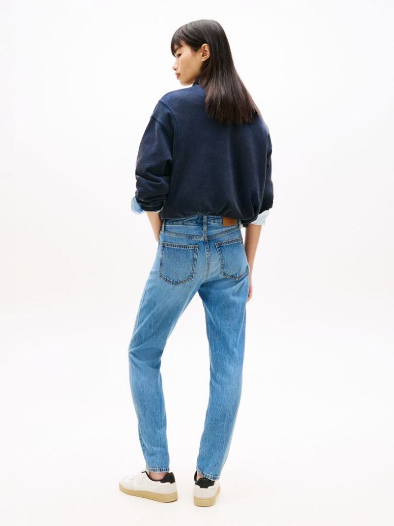 Denim Τζιν Σε Στενή Γραμμή Με Μεσαία Μέση  Γυναίκες