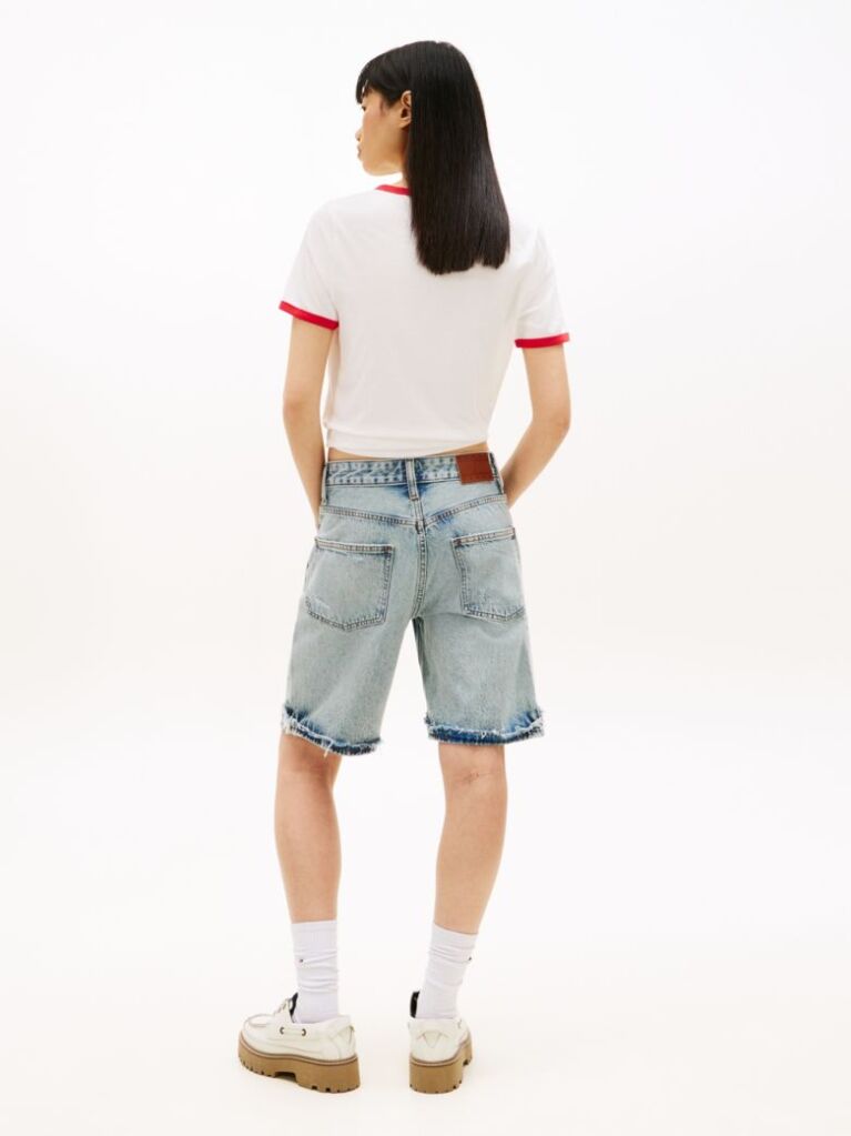 Denim Mia Denim Βερμούδα Σε Άνετη Γραμμή  Γυναίκες