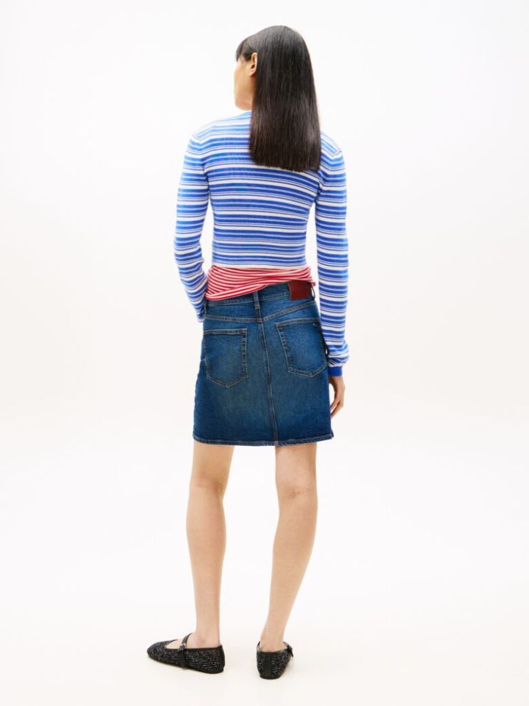 Denim Ultra Ψηλόμεση Mom Denim Μίνι Φούστα  Γυναίκες