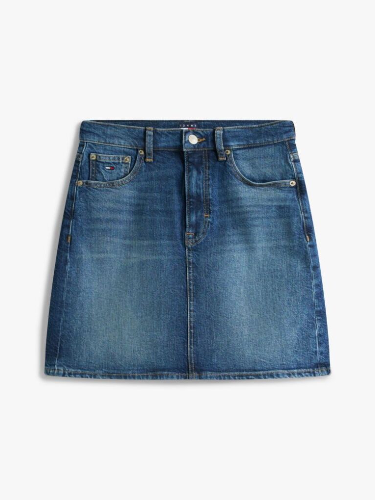Denim Ultra Ψηλόμεση Mom Denim Μίνι Φούστα  Γυναίκες