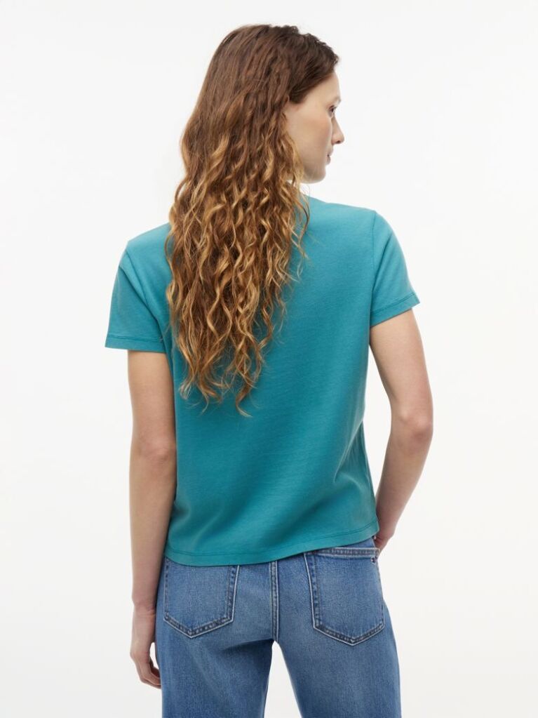 Blue Regular Heritage Logo T-Shirt  Women